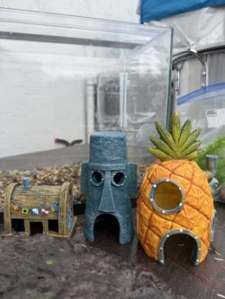 Bob Squarepants / Bob Esponja Accesorios Para Pecera