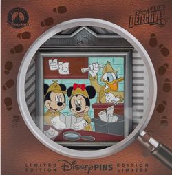 Disney Daring Detectives Mickey and Friends Pin