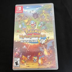 Pokemon Mystery Dungeon Rescue team DX