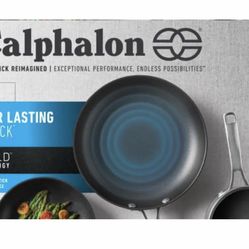CALPHALON 10 PIECE NON STICK COOKWARE 
