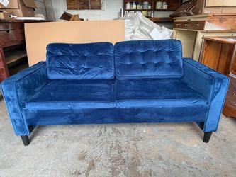 Blue couch