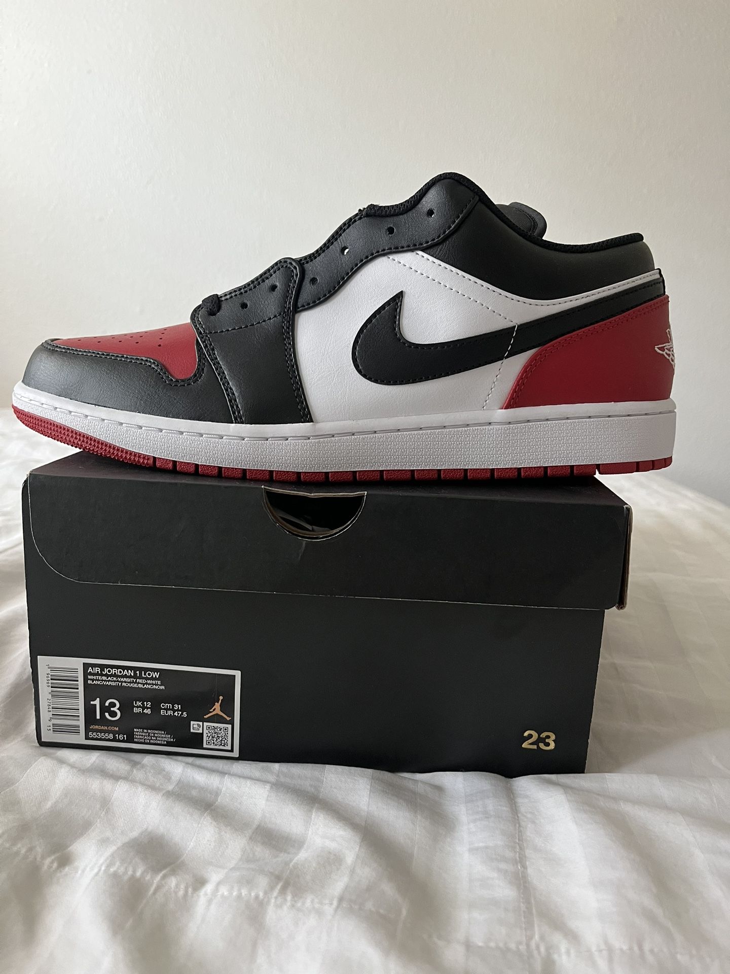 Jordan 1-Low Varsity Red / White / Black