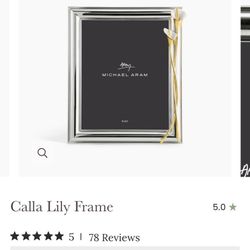 Michael Aram Calla Lily Frame 8x10