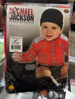 New, Baby infant Official Michael Jackson Costume Onesie size 6-12 mos