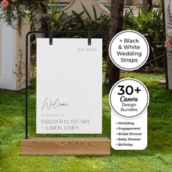Welcome Sign Stand For Wedding