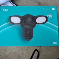 Ring flood light cam wired pro sealed in box