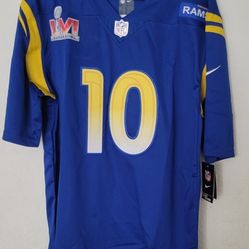 #10 Los Angeles Rams, Cooper Kupp Blue, Superbowl Nike Stitched Jersey Size Adult L New with tags!