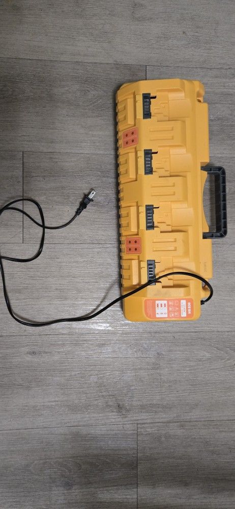 Generic Dewalt BATTERY charger , Charge 4 BATTERYS , USB W/ Handle