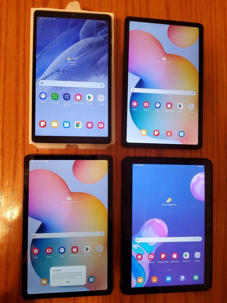 Big Samsung Galaxy Tablets starting at 100 on up+ A7 S6 Lite Tab