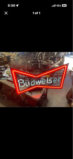 Budweiser Neon Light 1984