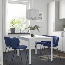 IKEA EKEDALEN Extendable Dining table, white    IKEA Dining Table — NEW — assembled — unused  Measurements Min. length: 31 1/2 " Max. length: 47 1/4 "