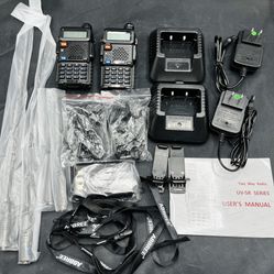 BAOFENG Professional FM Business Transceiver UV-5R Pro 2 Pack