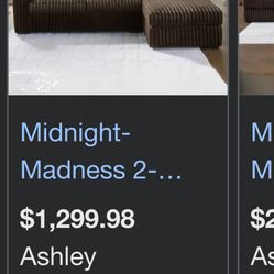 Midnight-Madness 2-Piece Sofa with Chaise