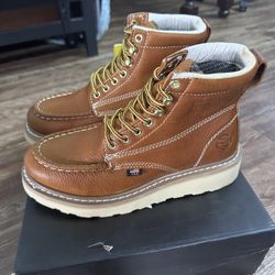 Sureway Leather Boot Brown Men Size 5.5