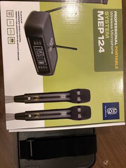 High Quality Sing MEP 124 Professional Portable Wireless Microphone System