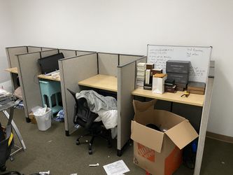 Office Cubicals 3 by 3