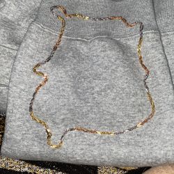 Tri Color Figarope Chain 26 Inch 