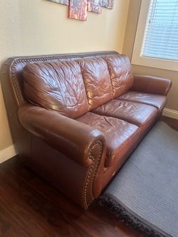 Leather couch