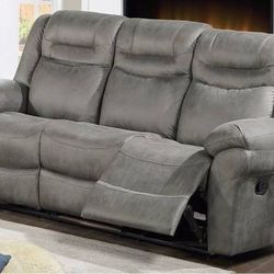 Brand New Manual Reclining Sofa