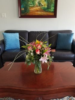 Leather Sofa And Loveseat