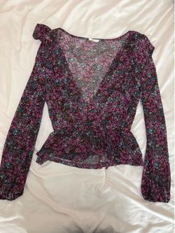 Floral skirt (see through)