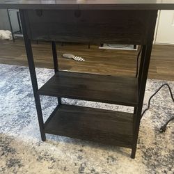 End Table With Charging Station