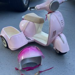 Our Generation Scooter And Accessories For 18” Dolls