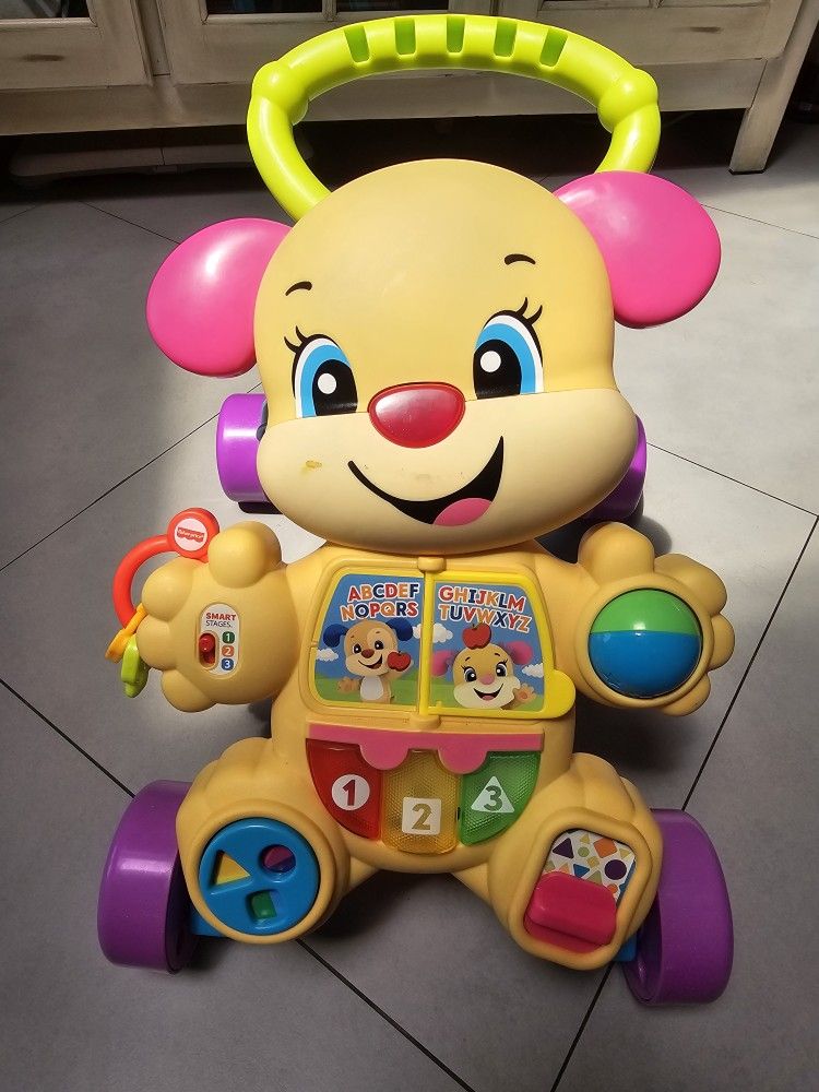 Fisher-Price Laugh & Learn Smart Stages Learn with Sis Walker Baby & Toddler Educational Toy