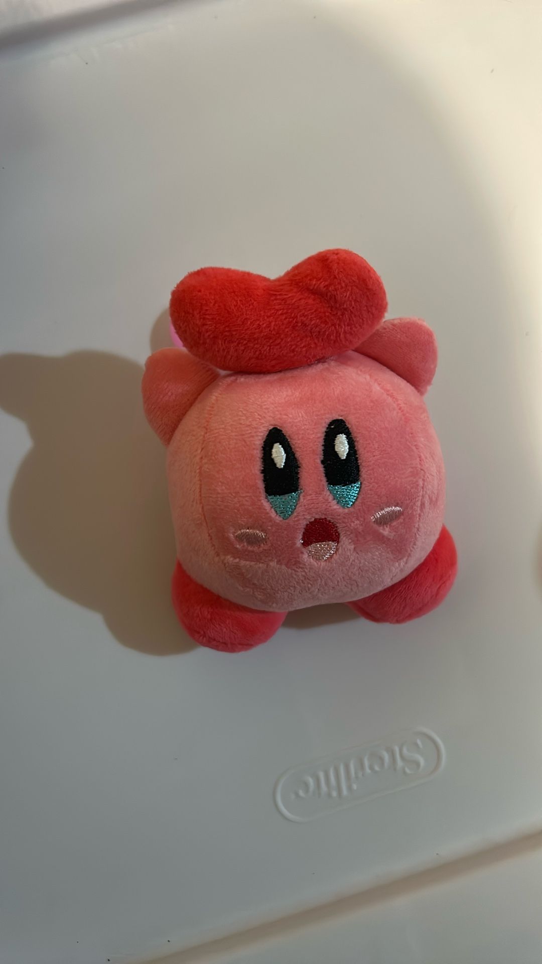Kirby Keychain Plushie Heart