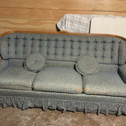 Antique Sofa With Otterman