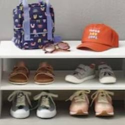 Nice! Book case / Racks / Hutch / Shelves / Organizer Stackable 2 Tier Strong Sturdy