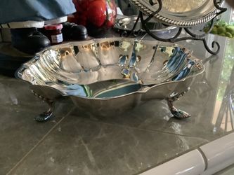 SILVERPLATED Footed Bowl