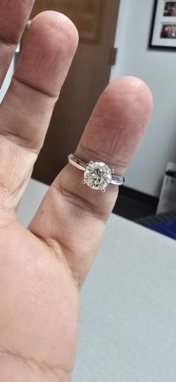 1.83 Carat G Si2 Round Diamond Ring Beautiful Must See!