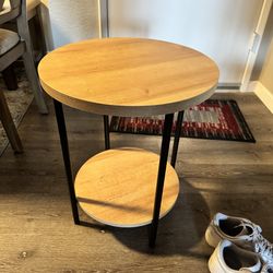 Round Wooden Table