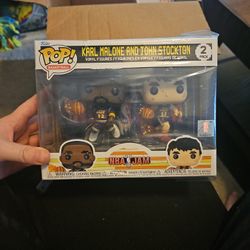 Karl Malone And John Stockton Funko Pops
