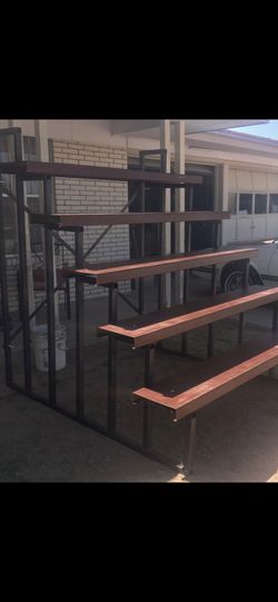 Sports risers/bleachers 2 sets $2000 for both or $1000 for one.