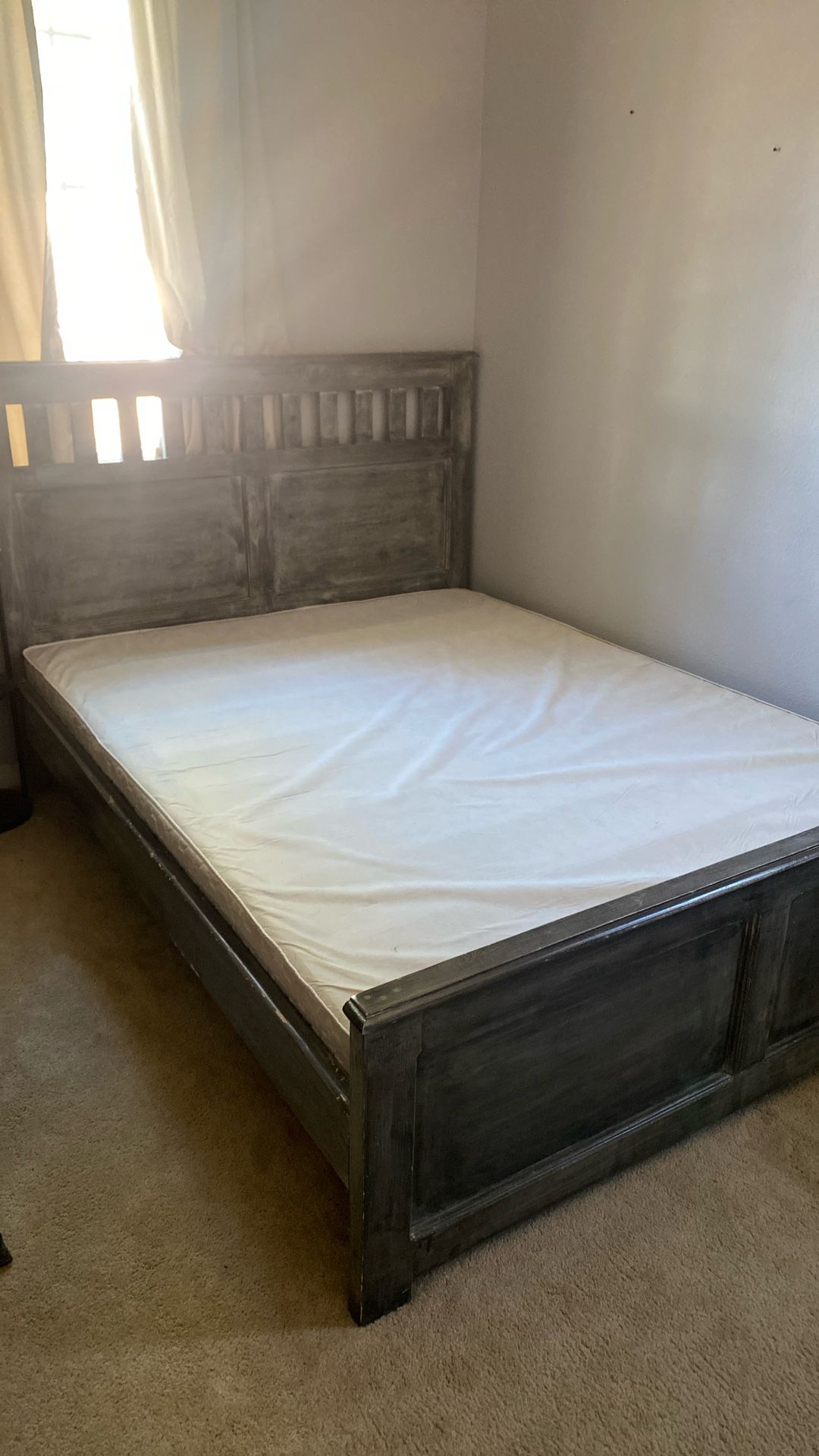Grey Queen Sized Bed 