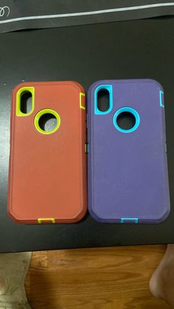 Two Rugged Dual-Layer iPhone XR Phone Cases