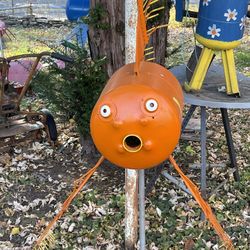 Homemade Goldfish Lawn Ornament