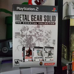 Metal Gear Solid Essential Collection (1, 2 And 3) Ps2
