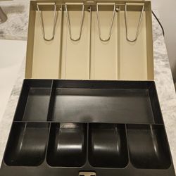 MMF Industries Steelmaster cash box with a combination lock