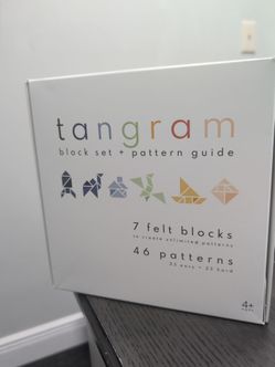 Tangram Block Set + Pattern Guide