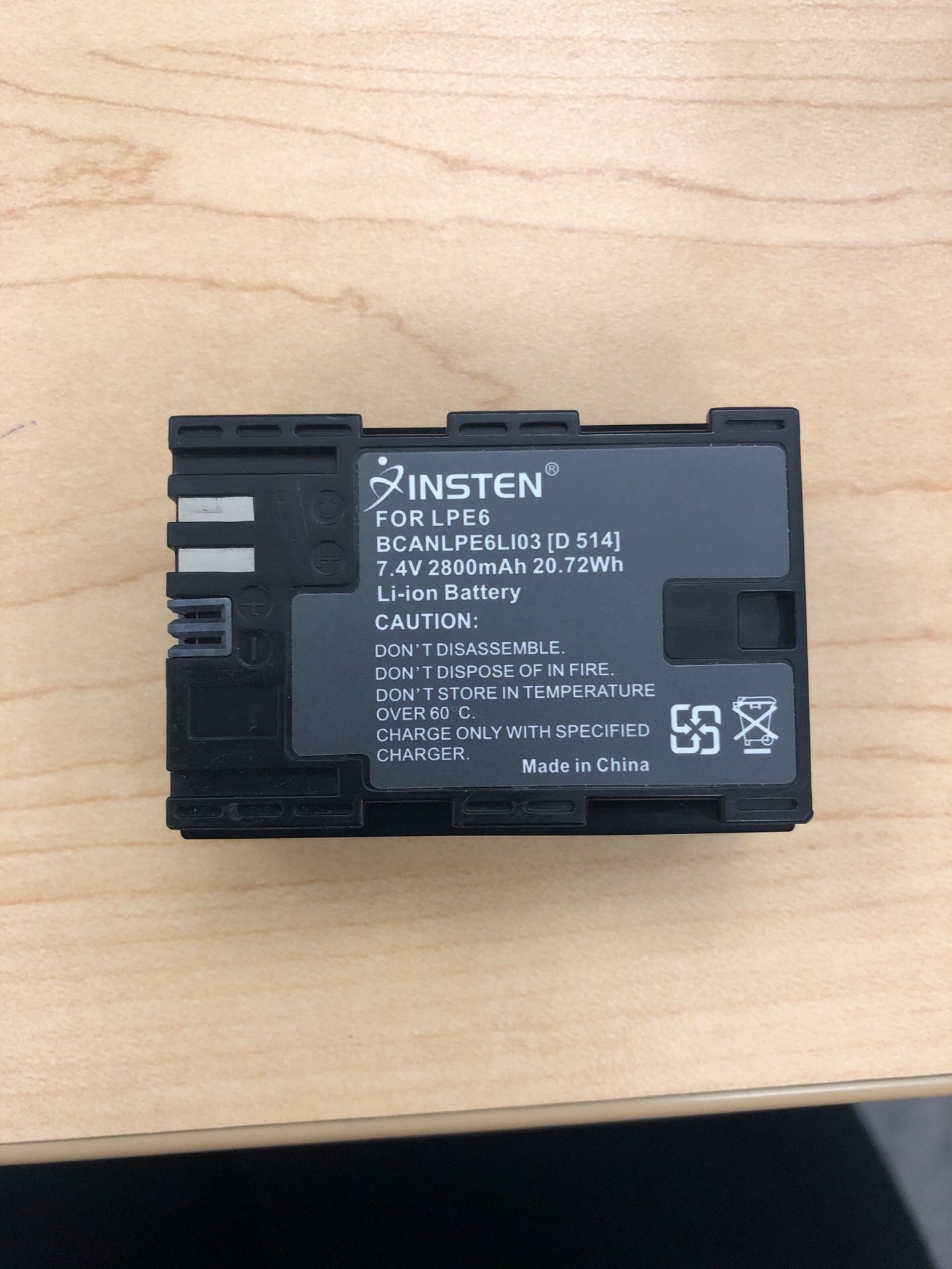 Insten 7.4 V 2800mAh Li-ion Battery