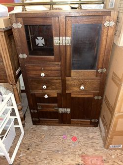 Wood Antique Cabinet