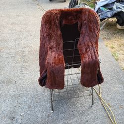 Real Mink Pull Over Shoulders 