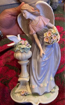 Angel and Holy Spirit figurine
