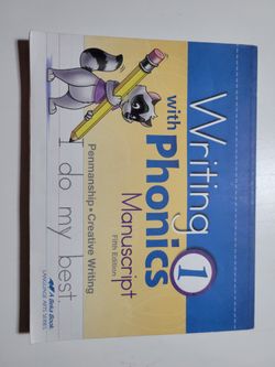 Abeka Writing With Phonics Grade 1