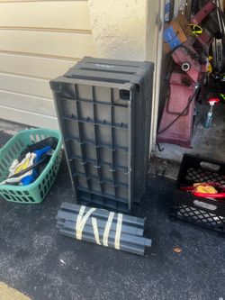 Garage storage shelf