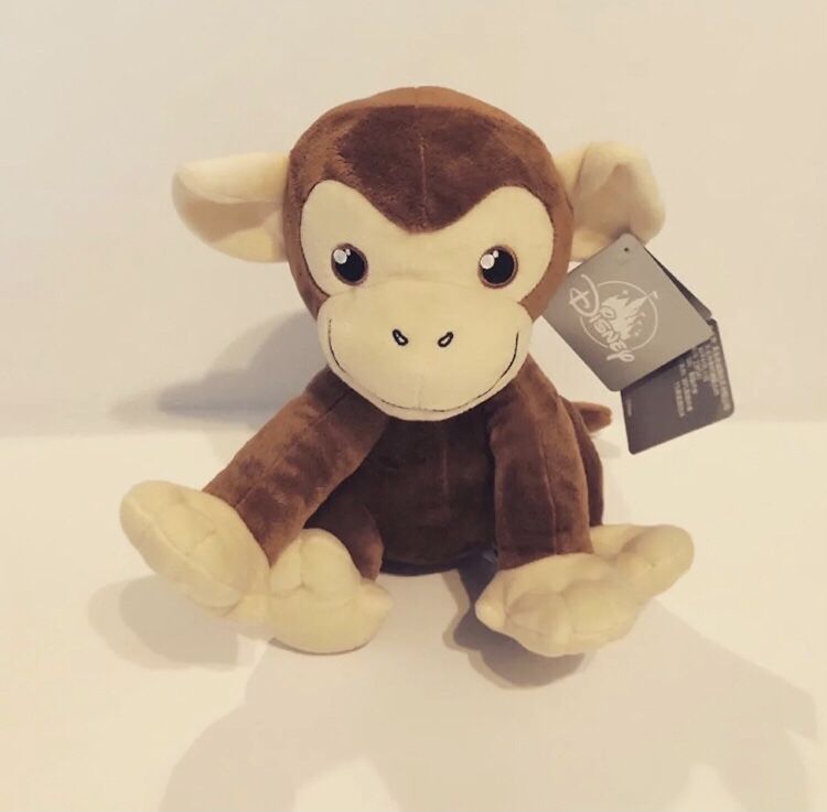 NWT Disney Parks Baby Monkey 10” Plush