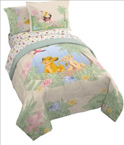 Lion king bed set twin